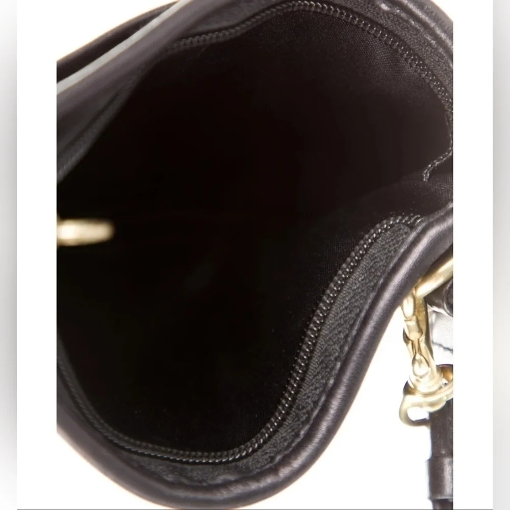 Coach | 1941 Leather Trim Canvas Wristlet | Color: Black | Vintage
